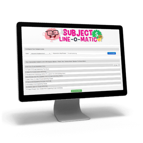 Get Subject Line-O-Matic Software Free with your membership today!